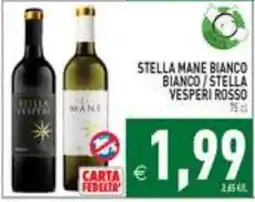 Iperfamily Stella Mane Bianco / Stella Vespero Rosso offerta