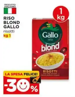 Alì Supermercati Riso blond Gallo risotti offerta