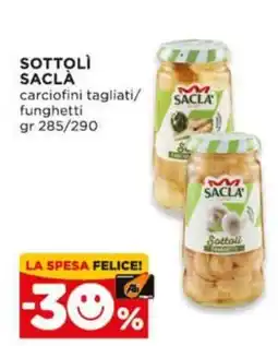Alì Supermercati Sottoli Saclà offerta