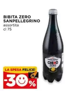 Alì Supermercati Bibita zero Sanpellegrino offerta