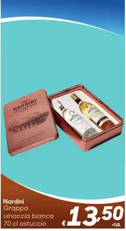 Pac Cash&Carry Nardini Grappa vinaccia bianca offerta
