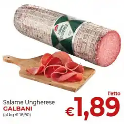 Maxi Nonna Isa Salame Ungherese Galbani offerta