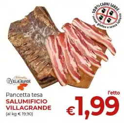 Maxi Nonna Isa Pancetta tesa Salumificio Villagrande offerta