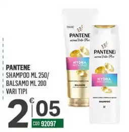 Tutto Risparmio Cash&Carry Pantene shampoo e balsamo offerta