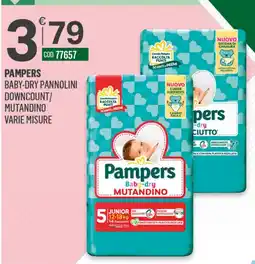 Tutto Risparmio Cash&Carry Pampers Baby-dry Mutandino offerta