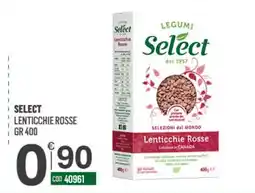 Tutto Risparmio Cash&Carry Lenticchie Rosse Select offerta