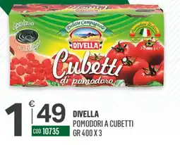 Tutto Risparmio Cash&Carry Divella pomodori a cubetti offerta