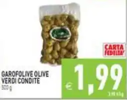 Iperfamily Garofolive olive verdi condite offerta
