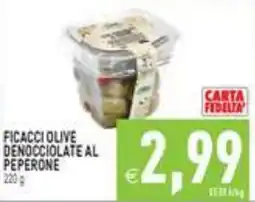 Iperfamily Ficacci olive denocciolate al peperone offerta