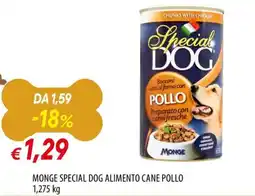 IperFamila Monge special dog alimento cane pollo offerta