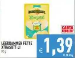 Iperfamily Leerdammer fette xtrasottili offerta