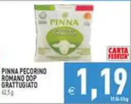 Iperfamily Pinna pecorino romano dop grattugiato offerta