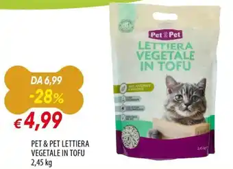 Pet & Pet lettiera vegetale in tofu