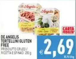 Iperfamily De Angelis Tortellini Gluten Free offerta