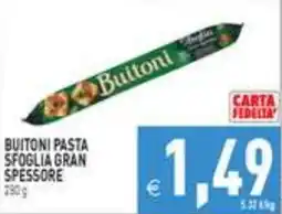 Iperfamily Buitoni pasta sfoglia gran spessore offerta