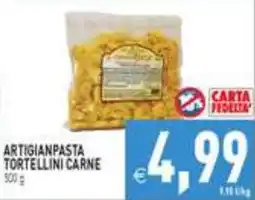 Iperfamily Artigianpasta tortellini carne offerta