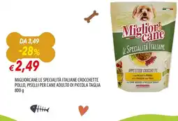 IperFamila Miglior cane Le Specialità Italiane Crocchette Pollo, Piselli offerta