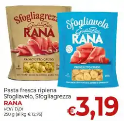 Maxi Nonna Isa Pasta fresca ripiena Sfogliavelo, Sfogliagrezza RANA offerta