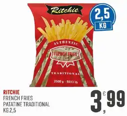 Maxipiù Ritchie French Fries Patatine Traditional offerta