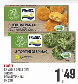 Maxipiù Frosta tortini panati/spinaci offerta