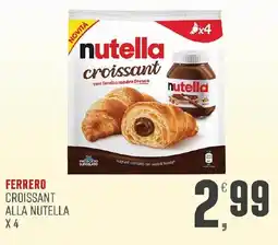 Maxipiù Ferrero croissant alla nutella offerta