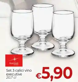 Maxi Nonna Isa Set 3 calici vino executive offerta