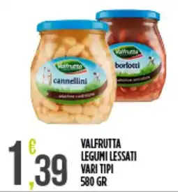 Supermercato Pollio Valfrutta legumi lessati offerta