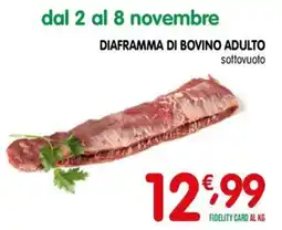 D'Ambros Diaframma di bovino adulto sottovuoto offerta