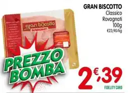 D'Ambros Gran biscotto classico Rovagnati offerta