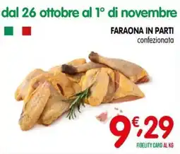 D'Ambros Faraona in parti confezionata offerta