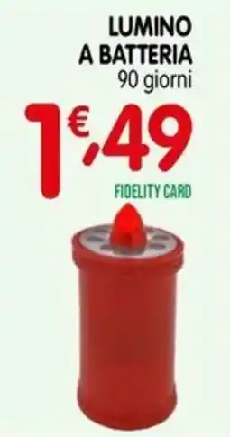 D'Ambros Lumino a batteria offerta