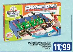 Ard Discount Calcetto da tavolo in legno Champions Arena Stadium offerta
