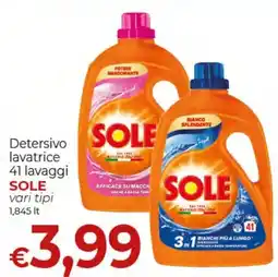 Maxi Nonna Isa Detersivo lavatrice SOLE offerta