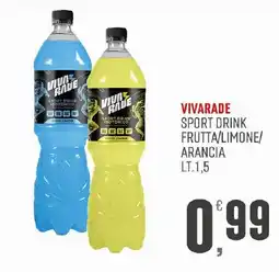 Maxipiù Vivarade sport drink frutta/limone/arancia offerta