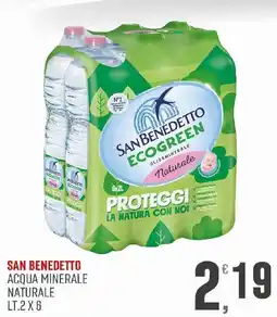 Maxipiù San Benedetto Acqua Minerale Naturale offerta