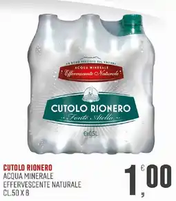 Maxipiù Cutolo Rionero acqua minerale effervescente naturale offerta