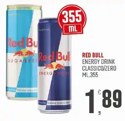 Maxipiù Red Bull Energy Drink Classico/Zero offerta