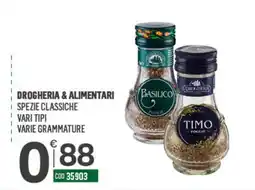 Tutto Risparmio Cash&Carry Spezie classiche offerta