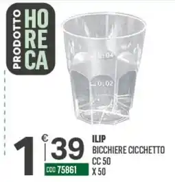 Tutto Risparmio Cash&Carry Bicchieri cicchetto offerta