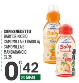 Tutto Risparmio Cash&Carry San Benedetto Baby Drink Bio Camomilla offerta