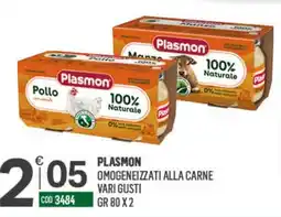Tutto Risparmio Cash&Carry Plasmon omogeneizzati alla carne offerta