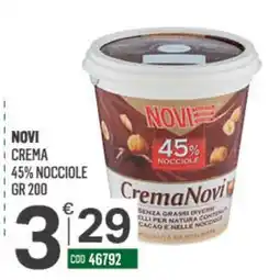 Tutto Risparmio Cash&Carry Novi crema 45% nocciole offerta