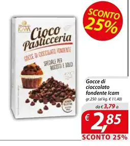 DiMeglio Gocce di cioccolato fondente Icam offerta