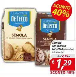 DiMeglio Semola rimacinata DeCecco offerta