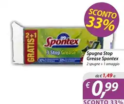 DiMeglio Spugna Stop Grease Spontex offerta