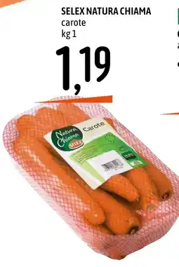 Emisfero SELEX NATURA CHIAMA carote offerta