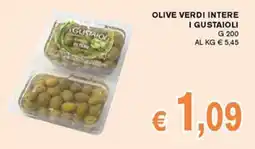 D'Italy Olive verdi intere I Gustaioli offerta