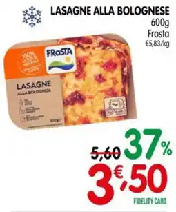 D'Ambros Lasagne alla bolognese Frosta offerta
