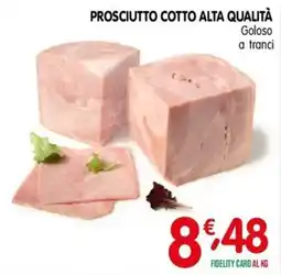 D'Ambros Prosciutto cotto alta qualità offerta