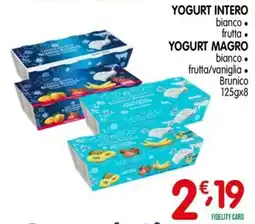 D'Ambros Yogurt intero bianco frutta offerta